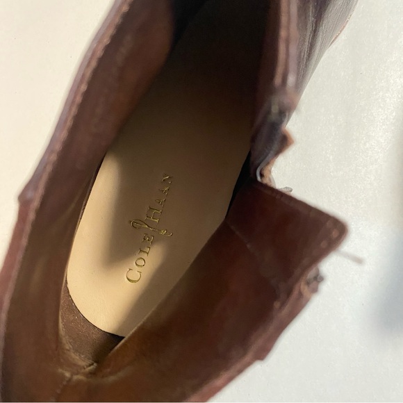 Cole Haan Allen Brown Leather Ankle Boots 6.5 - Picture 7 of 8